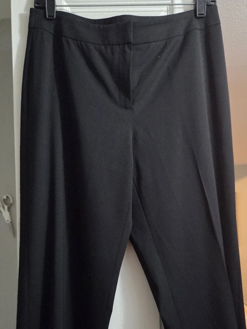 Lafayette 148 New York Black Stretch Ponte Trousers